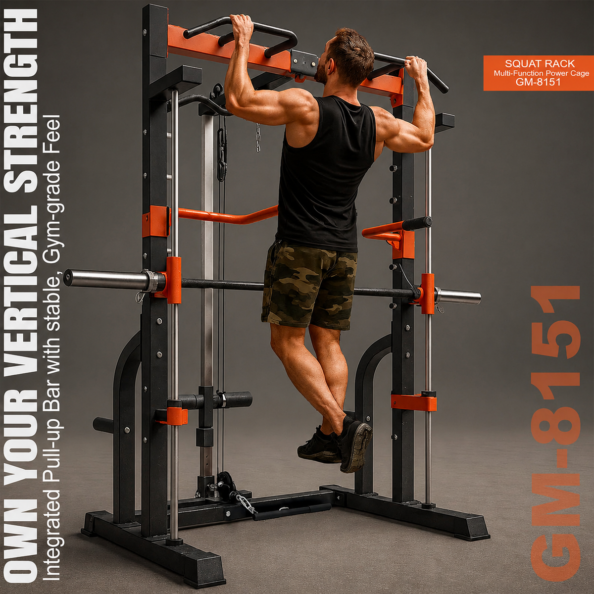 M2 Power Cage and Smith Machine with Full Body Strength Training
