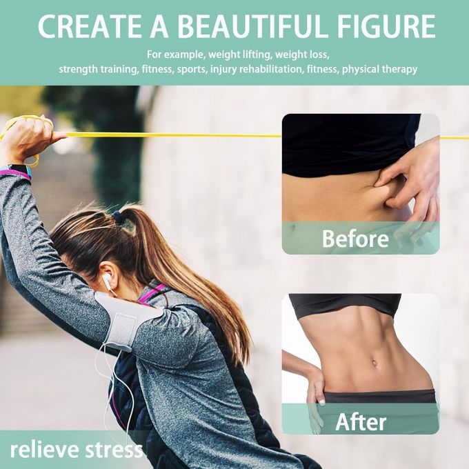 4 pieces - Resistance Bands for Working Out, Heavy Duty Pull Up Bands, Exercise Bands, Workout Bands, Stretch Bands for Exercise, Resistance Band Set for Fitness Physical Therapy Home Gym