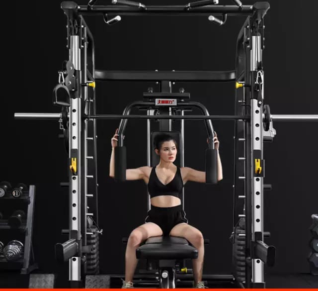 Integrated Cable Crossover Smith Machine